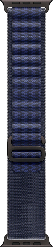 Apple Watch Ultra 2 GPS + Cellular, 49 мм, корпус из черного титана, ремешок Alpine темно-синего цвета, размер M