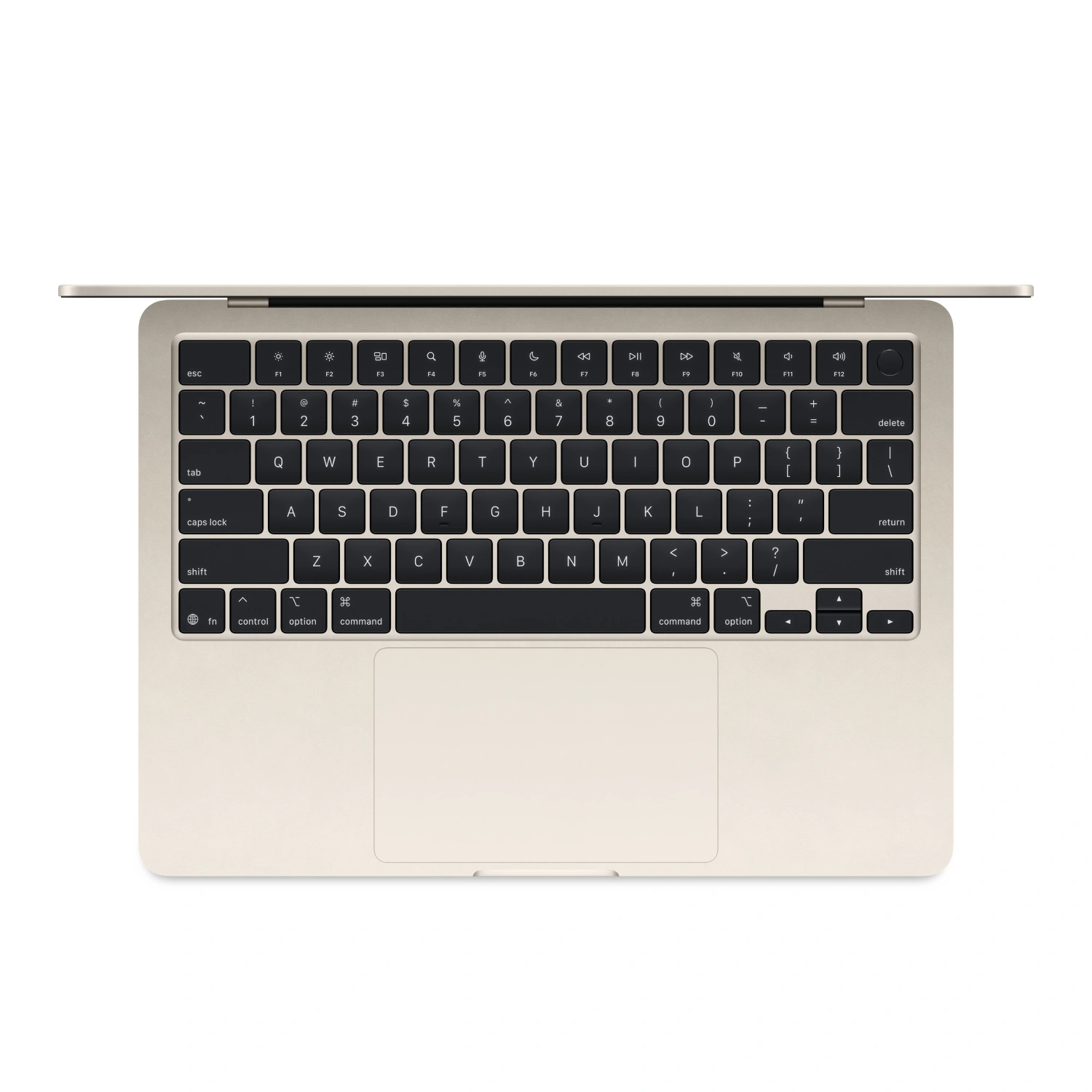 Ноутбук Apple Macbook Air 13" (2025) M4 16 ГБ, 512 ГБ SSD (MW103), "сияющая звезда"