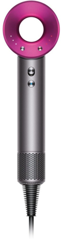 Фен Dyson Supersonic HD15, 4 насадки, Iron/Fuchsia