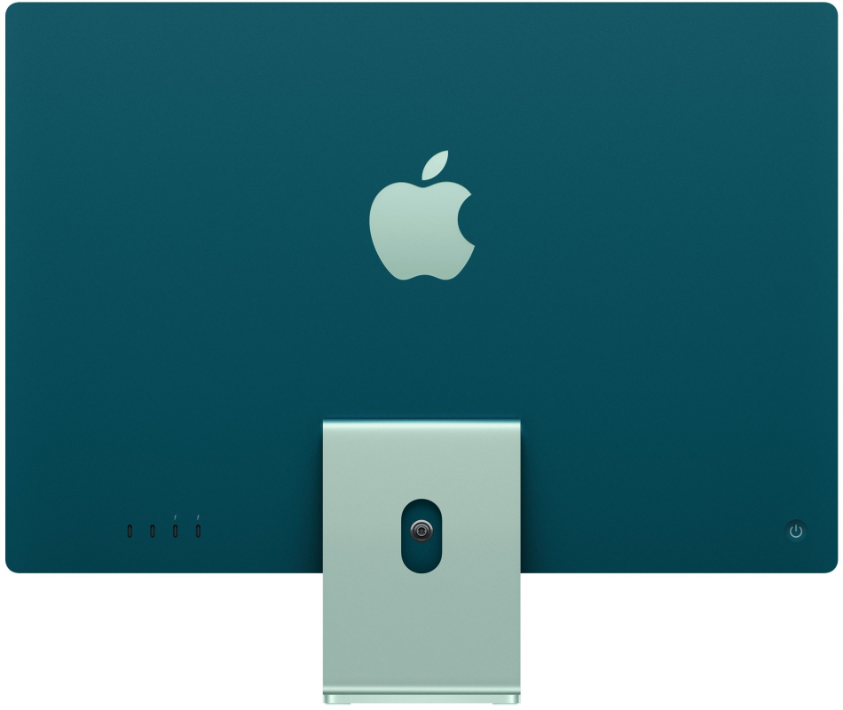 Apple iMac 24" Retina 4,5K, M3 (8C CPU, 10C GPU, 2023), 8 ГБ, 512 ГБ SSD, зеленый