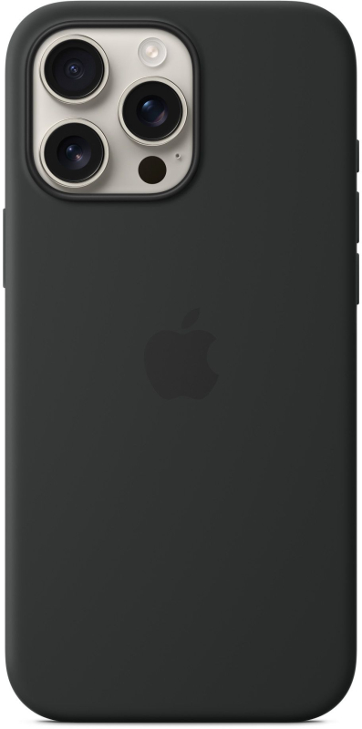 Чехол Apple для iPhone 16 Pro Max Silicone with MagSafe, черный