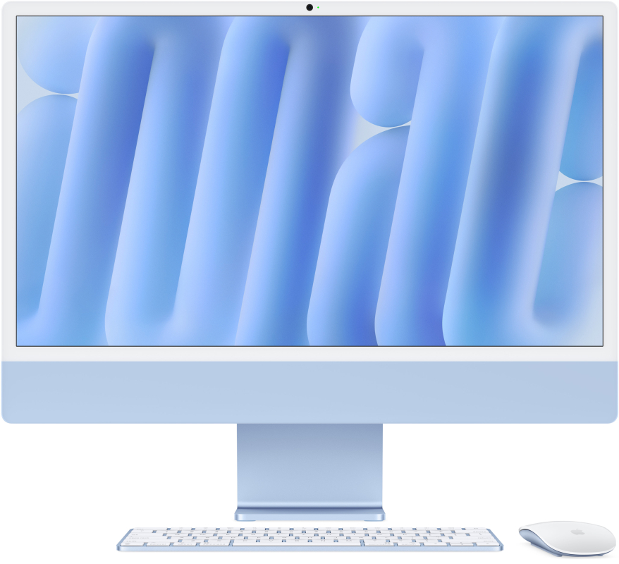 Apple iMac 24" Retina 4,5K (M4 10C CPU, 10C GPU, 2024), 24 ГБ, 1 ТБ SSD, голубой