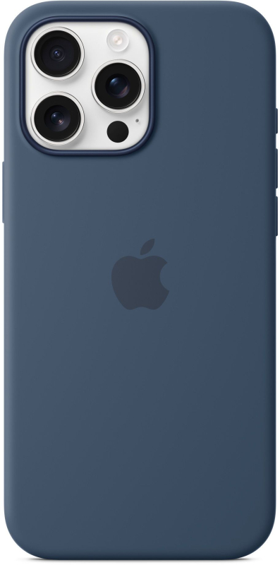 Чехол Apple для iPhone 16 Pro Max Silicone with MagSafe, «синий деним»