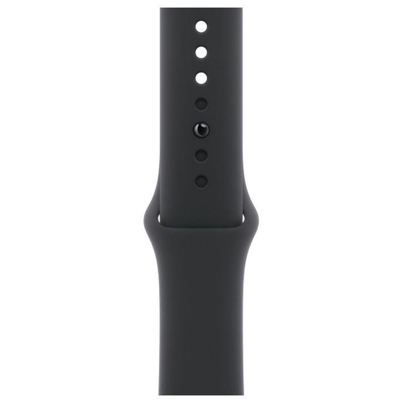 Apple Watch Series 11, 46 мм, алюминий цвета «Space Gray», спортивный ремешок "Black", S/M (MEV04)
