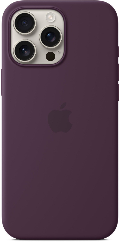 Чехол Apple для iPhone 16 Pro Max Silicone with MagSafe, сливовый