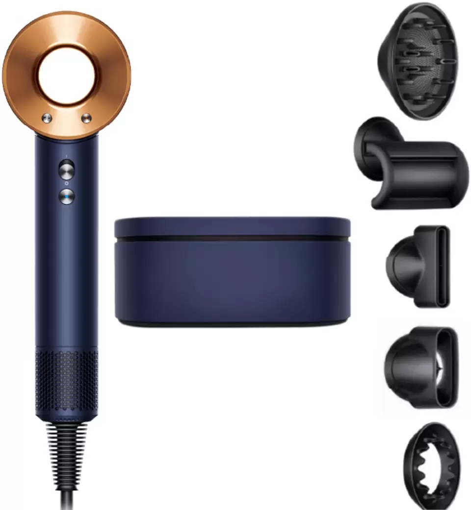 Фен Dyson Supersonic HD08 Prussian Blue / Rich Copper (Берлинская лазурь)