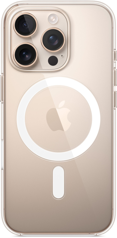 Чехол Apple для iPhone 16 Pro with MagSafe, прозрачный
