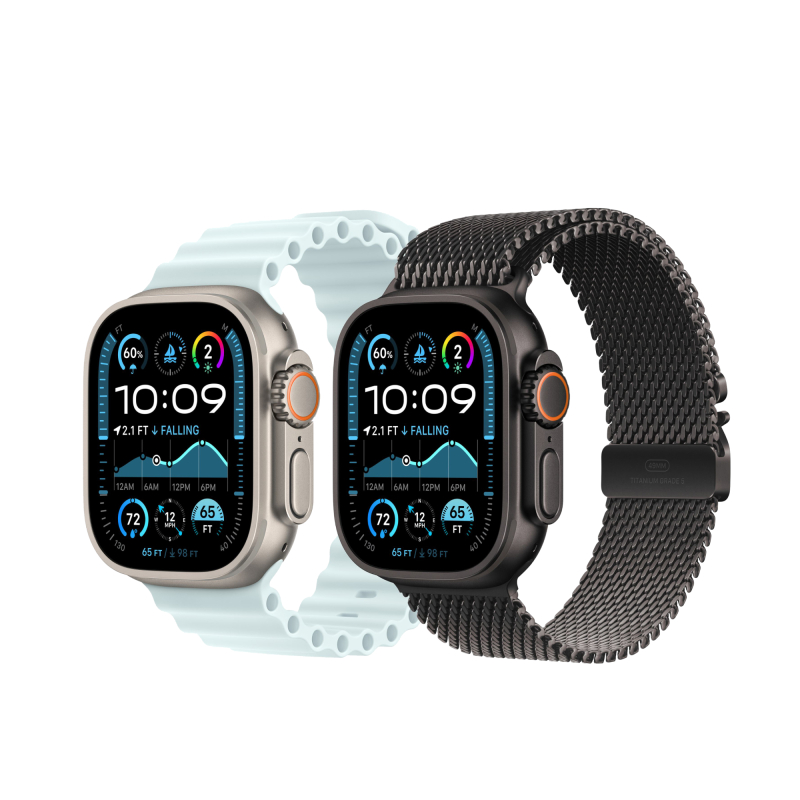 Apple Watch Ultra 2 GPS + Cellular, 49 мм, корпус из черного титана, ремешок Ocean черного цвета
