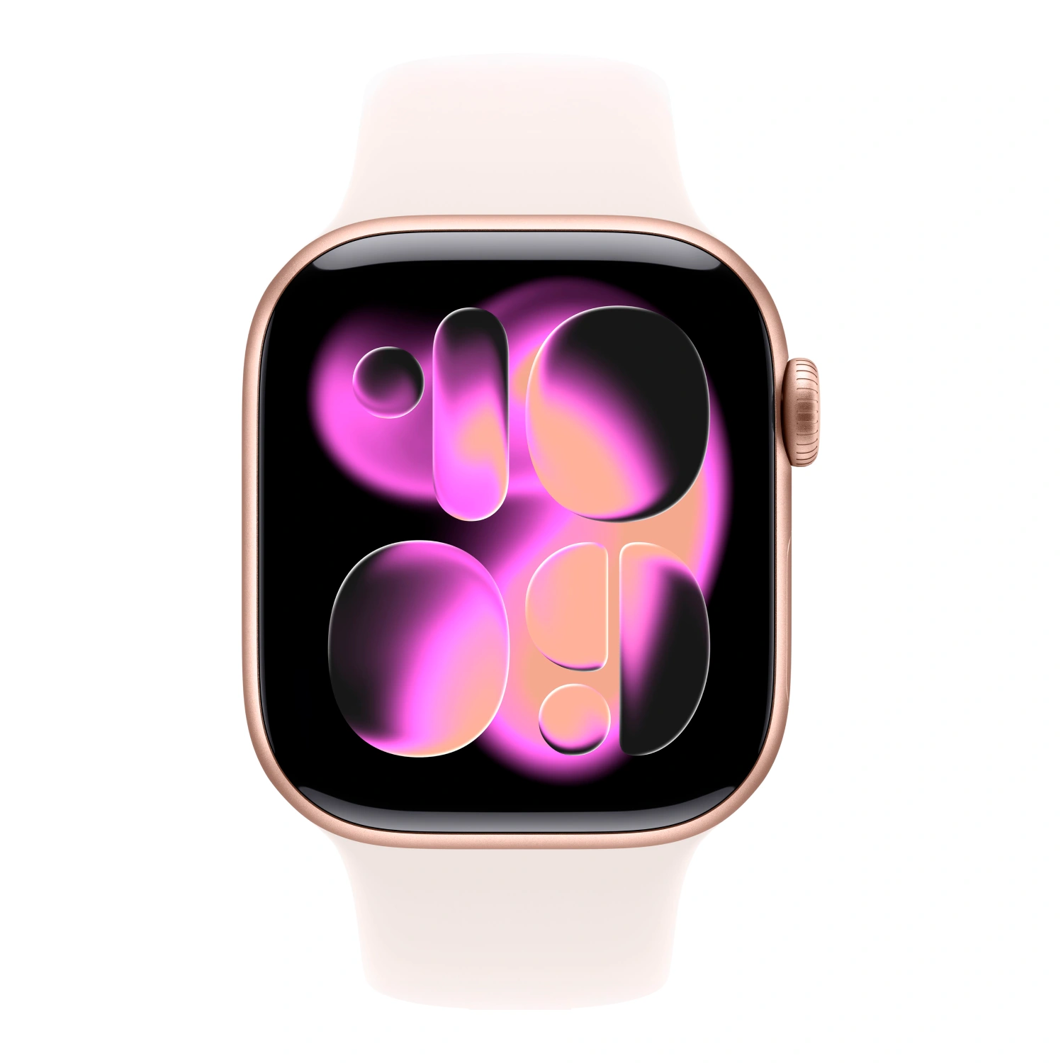 Apple Watch Series 11, 42 мм, алюминий цвета «Rose Gold», спортивный ремешок "Light Blush", M/L (MEU44)