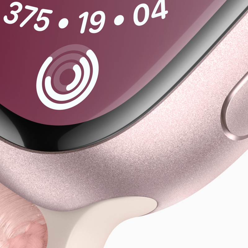 Apple Watch Series 9 GPS 41мм корпус из алюминия Розовые + ремешок Sport Loop Розовый