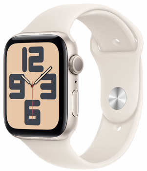 Apple Watch SE 2024 GPS 40мм корпус из алюминия Сияющая звезда+ремешок Sport Band starlight S/M