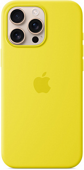 Чехол Apple для iPhone 16 Pro Max Silicone with MagSafe, желтый